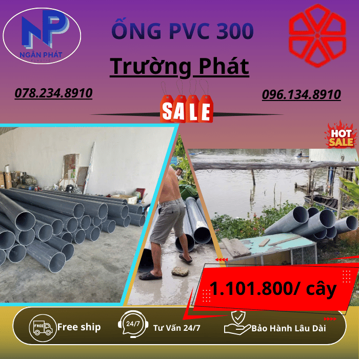 Ống PVC 300 Trường Phát