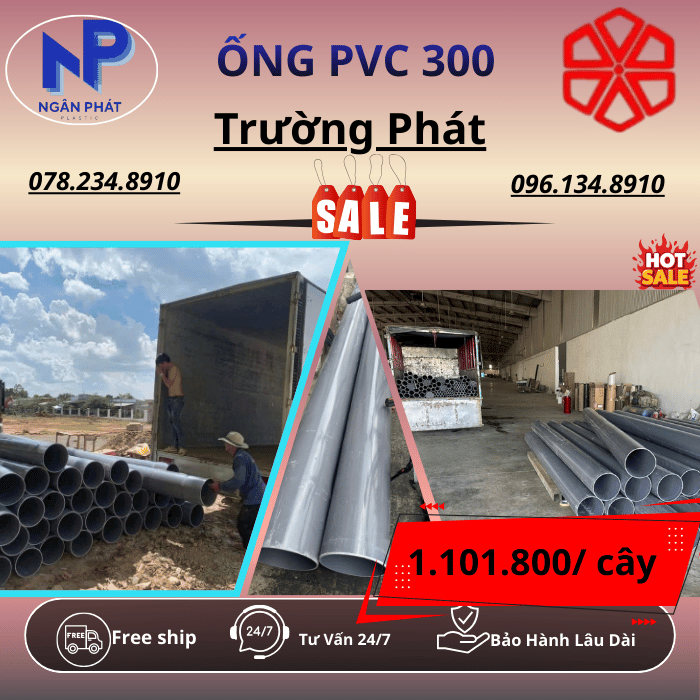 Ống PVC 300 Trường Phát