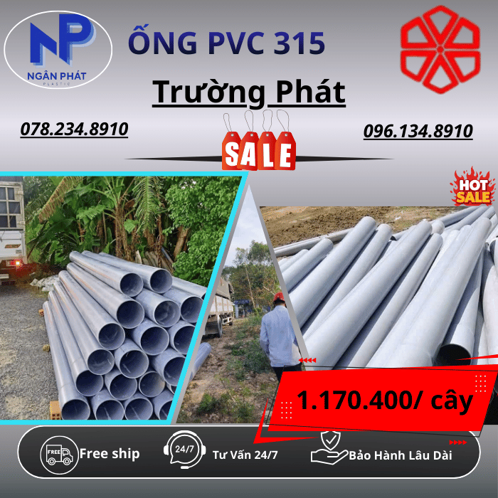 Ống PVC 315 Trường Phát Ống PVC 315 Trường Phát