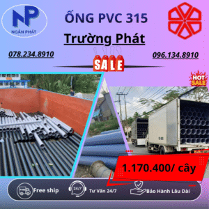 Ống PVC 315 Trường Phát