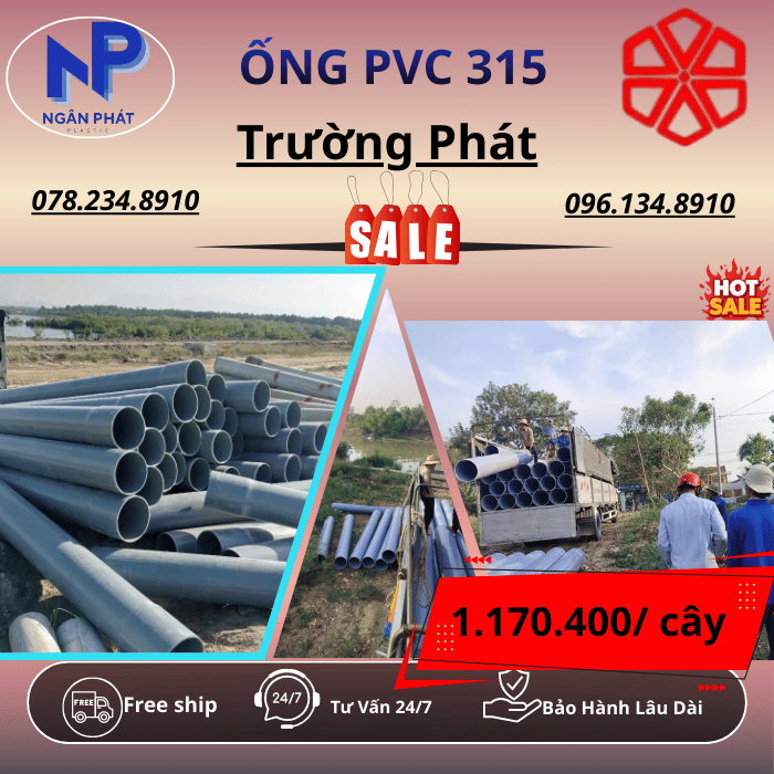 Ống PVC 315 Trường Phát Ống PVC 315 Trường Phát