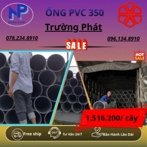 Ống PVC 350 Trường Phát