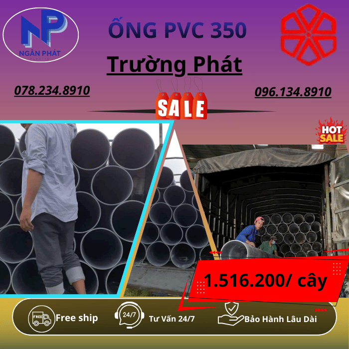 Ống PVC 350 Trường Phát