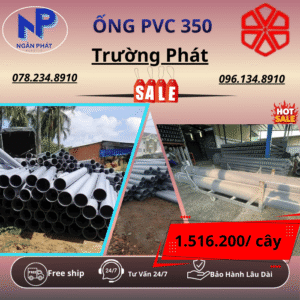 Ống PVC 350 Trường Phát