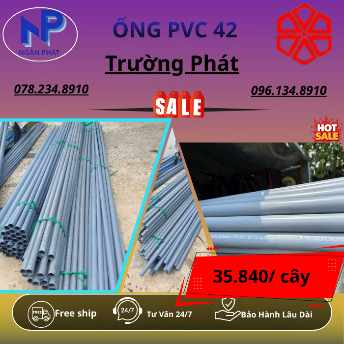 Ống PVC 42 Trường Phát Ống PVC 42 Trường Phát