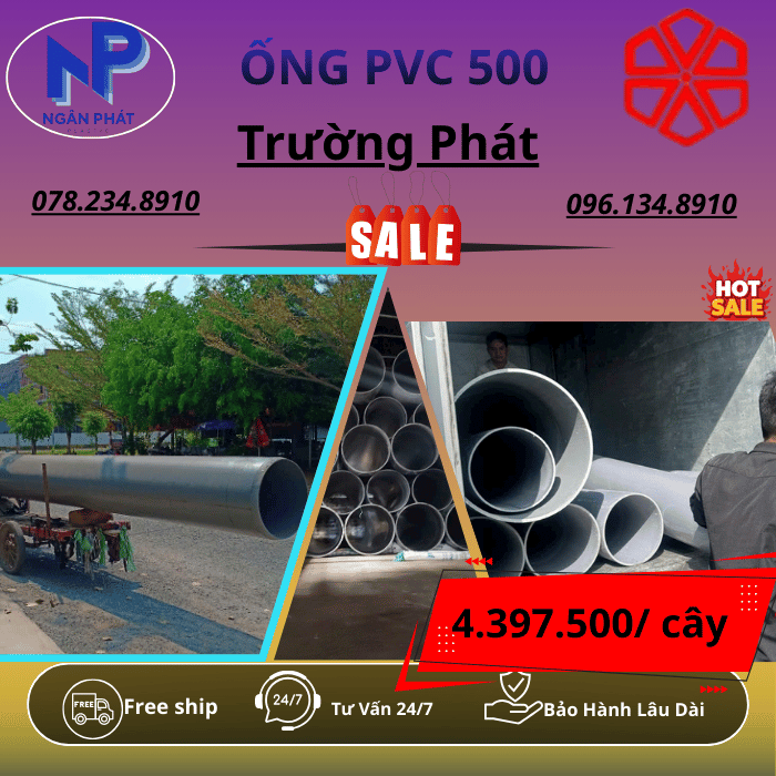Ống PVC 500 Trường Phát Ống PVC 500 Trường Phát