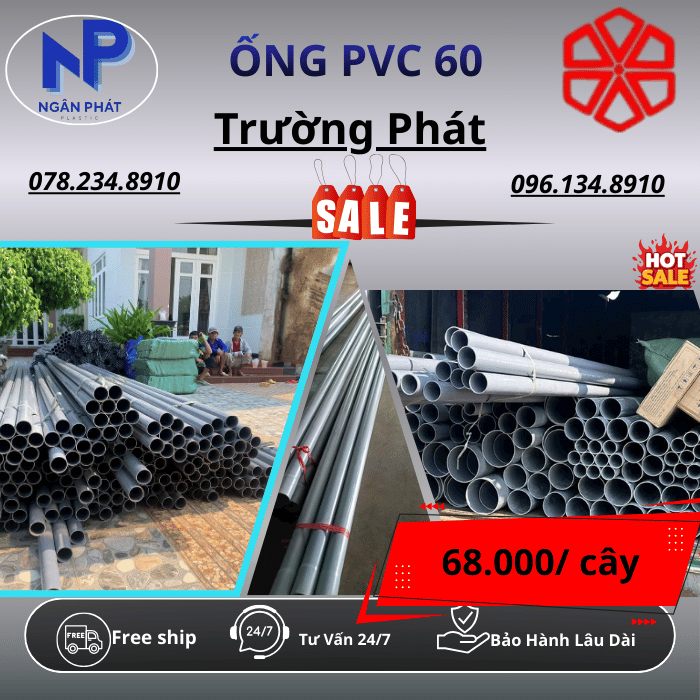 Ống PVC 60 Trường Phát Ống PVC 60 Trường Phát