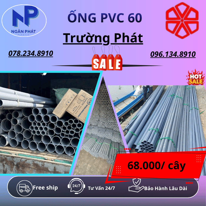 Ống PVC 60 Trường Phát Ống PVC 60 Trường Phát