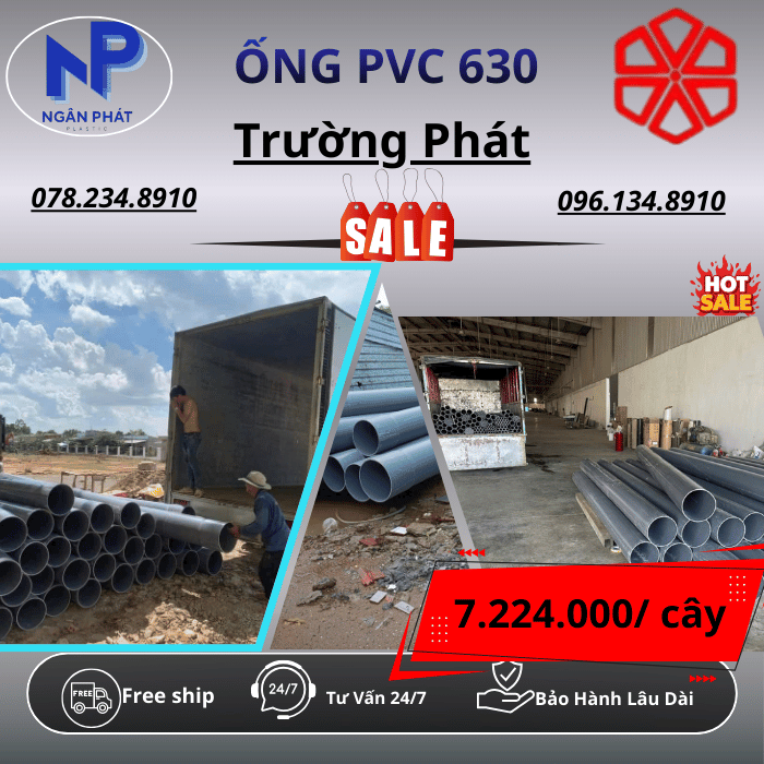 Ống PVC 630 Trường Phát Ống PVC 630 Trường Phát