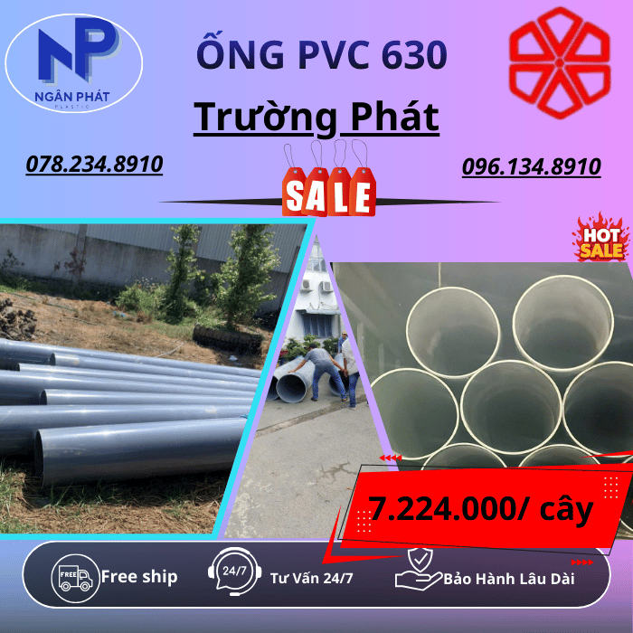 Ống PVC 630 Trường Phát Ống PVC 630 Trường Phát