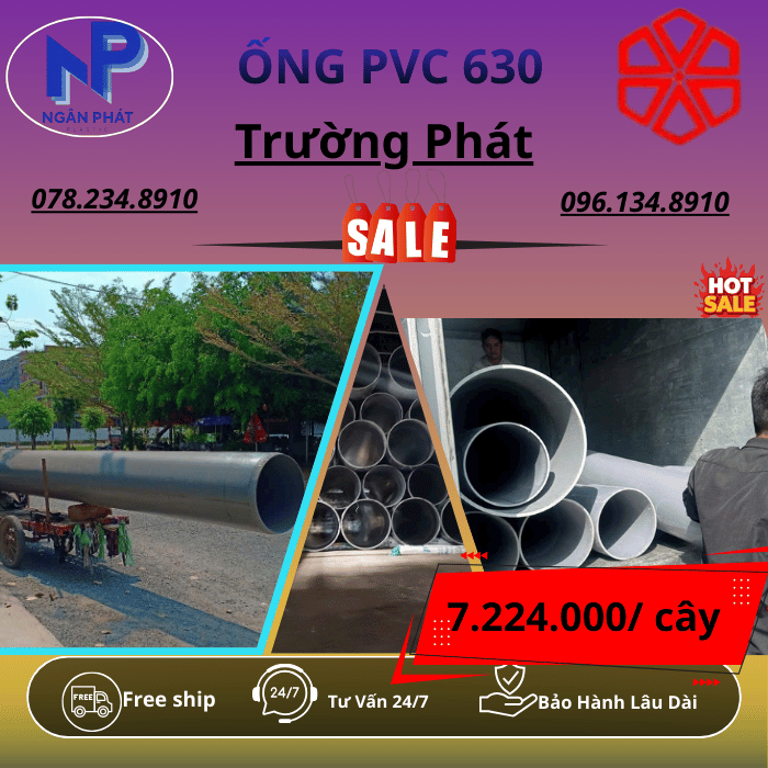 Ống PVC 630 Trường Phát Ống PVC 630 Trường Phát