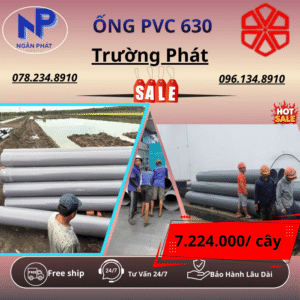 Ống PVC 630 Trường Phát