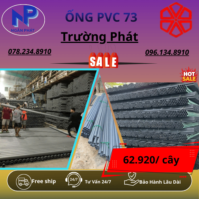 Ống PVC 73 Trường Phát Ống PVC 73 Trường Phát