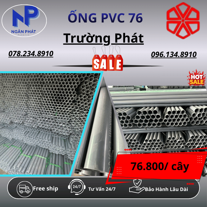 Ống PVC 76 Trường Phát Ống PVC 76 Trường Phát