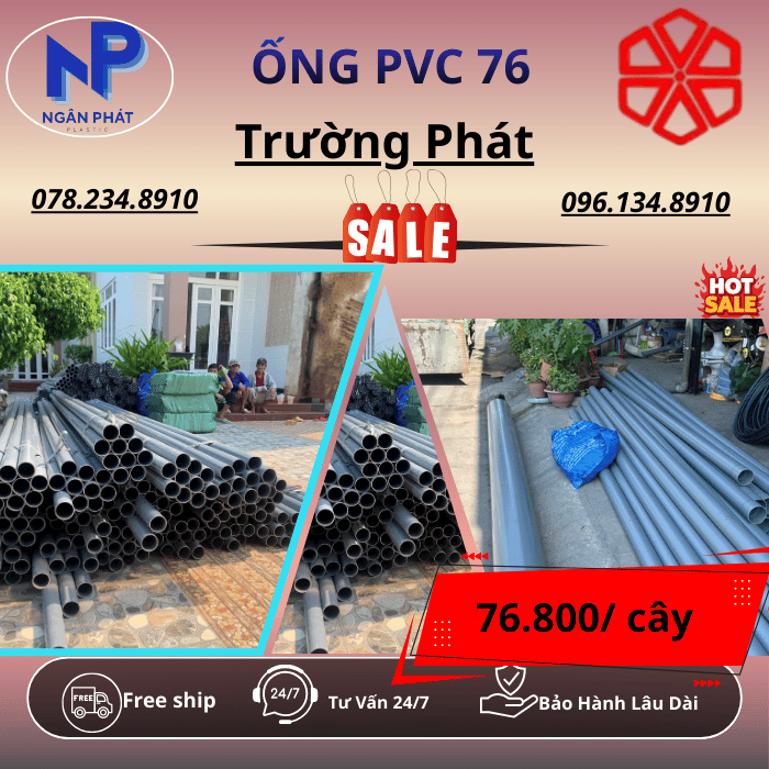 Ống PVC 76 Trường Phát Ống PVC 76 Trường Phát