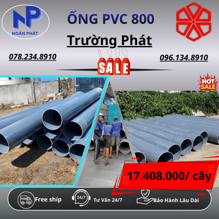 Ống PVC 800 Trường Phát Ống PVC 800 Trường Phát