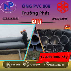 Ống PVC 800 Trường Phát
