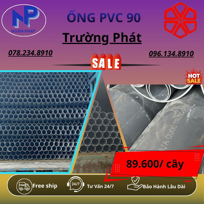 Ống PVC 90 Trường Phát Ống PVC 90 Trường Phát