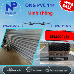 Ống PVC D114 Minh Thông