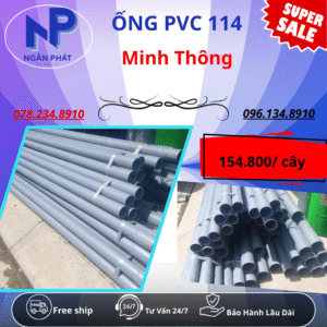 Ống PVC D114 Minh Thông