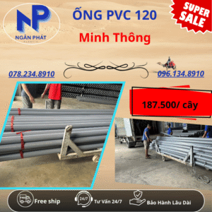 Ống PVC D120 Minh Thông