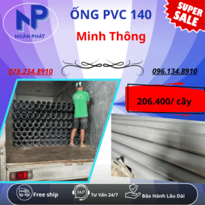 Ống PVC D140 Minh Thông