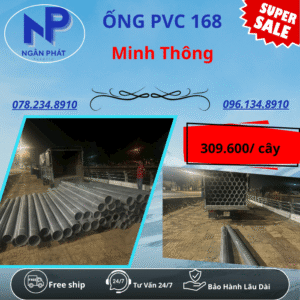 Ống PVC D168 Minh Thông