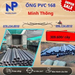 Ống PVC D168 Minh Thông