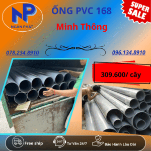 Ống PVC D168 Minh Thông