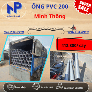 Ống PVC D200 Minh Thông