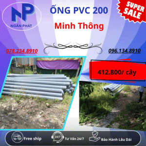 Ống PVC D200 Minh Thông