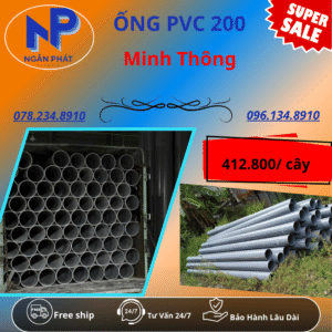 Ống PVC D200 Minh Thông