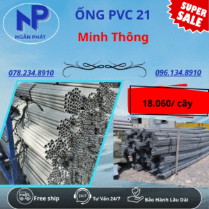 Ống PVC D21 Minh Thông