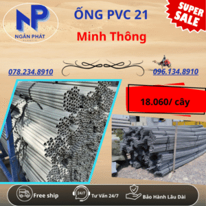 Ống PVC D21 Minh Thông