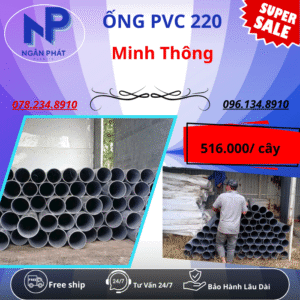 Ống PVC D220 Minh Thông