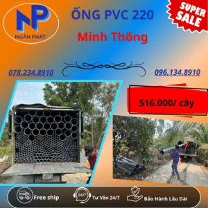 Ống PVC D220 Minh Thông