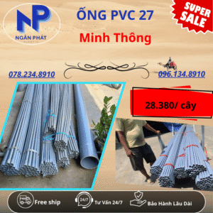 Ống PVC D27 Minh Thông