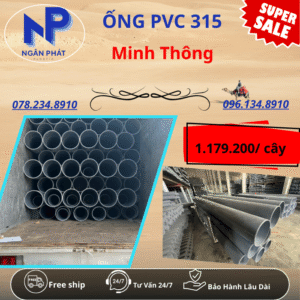 Ống PVC D315 Minh Thông