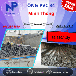 Ống PVC D34 Minh Thông