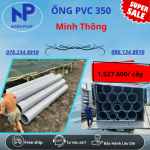 Ống PVC D350 Minh Thông
