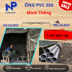 Ống PVC D350 Minh Thông