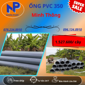 Ống PVC D350 Minh Thông