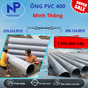 Ống PVC D400 Minh Thông