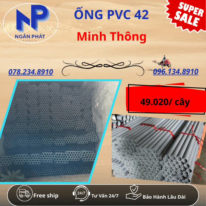Ống PVC D42 Minh Thông Ống PVC D42 Minh Thông