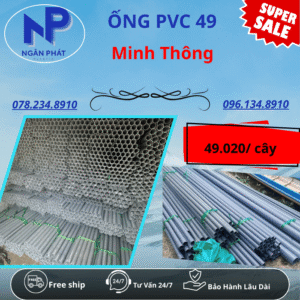 Ống PVC D49 Minh Thông