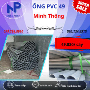 Ống PVC D49 Minh Thông