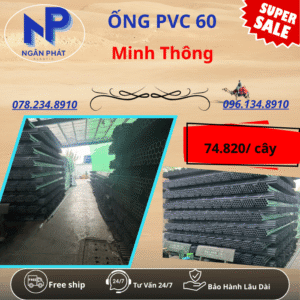 Ống PVC D60 Minh Thông