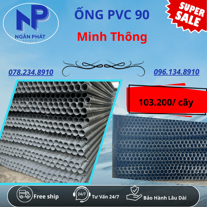Ống PVC D90 Minh Thông Ống PVC D90 Minh Thông