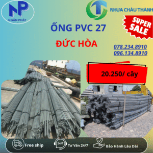 Ống Nhựa PVC 27 Đức Hòa