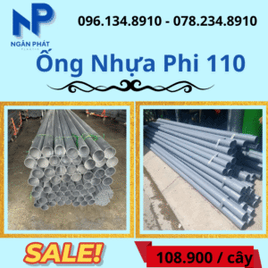 Báo Giá Ống Nhựa Phi 110 Giá Rẻ